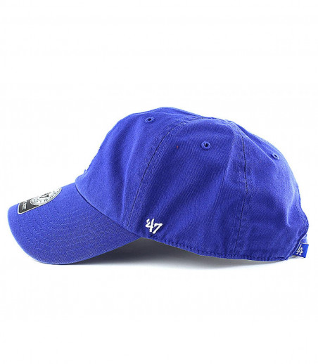 Blue LA trucker cap